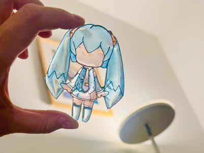 Miku Stained Glass Frame