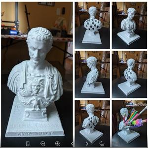 Julius Caesar Pencil Holder (Text Added)