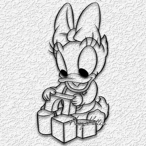 BABY DAISY DUCK WALL ART DISNEY HOME DECOR