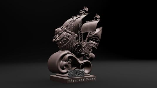 One Piece - Thousand Sunny 3D Printable