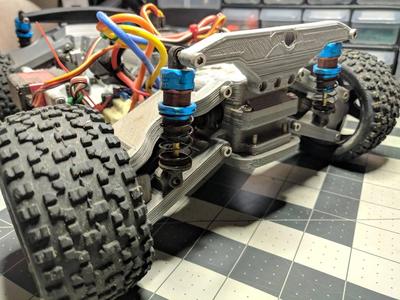 3D Printed RC Car v3 — Tarmo3 — Rear Parts [2/3]