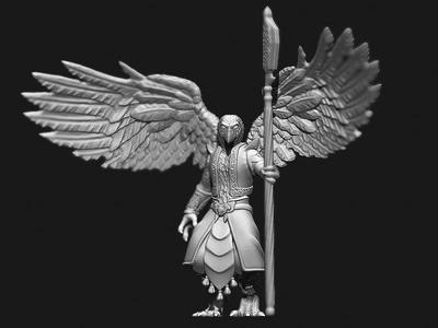 Aarakocra birdman warrior Tabletop Miniature