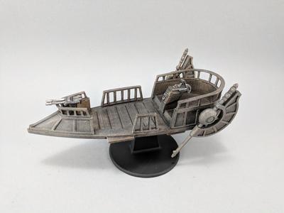 Sci-fi Pirate Skiff