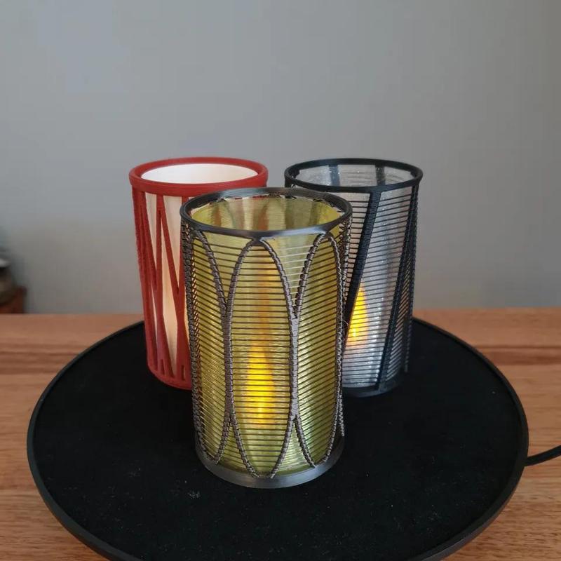Two part tealight pots