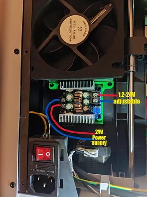 DC/DC bracket Bambulab X1C   