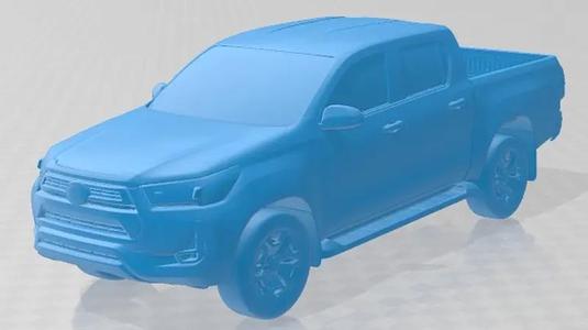 Toyota Hilux Double Cab 2021 Printable Car