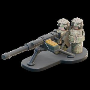 Down Range - U.S. Army M2 Gun Team   