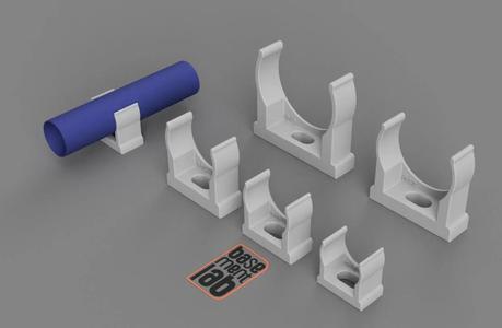 Pipe clips  - Conduit Clips Ø 16 / 20 / 25 / 32 / 40mm, Single - Clips Fissatubo Aperto Singolo   