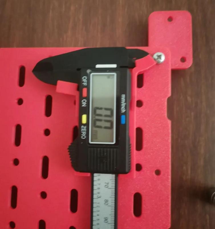 Caliper Pegboard Hanger