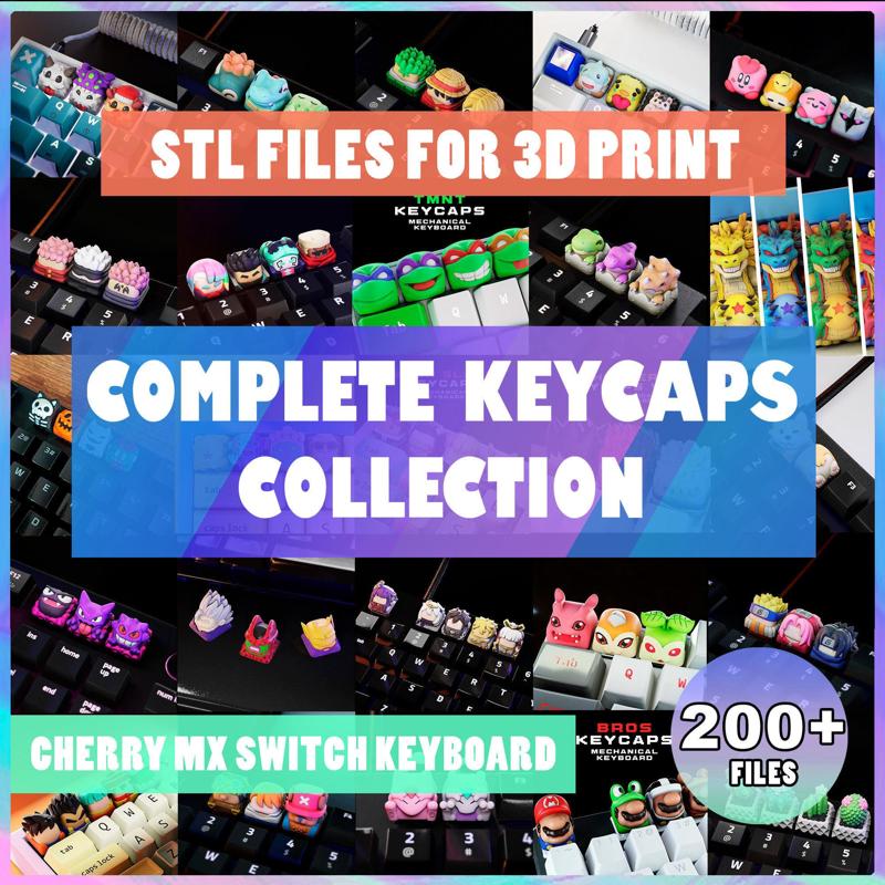 Complete Keycaps Collection – Hiko keycaps – 2021 – 2024
