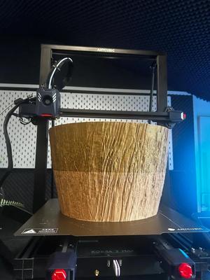 Wooden Vase Spiral Vase Mode