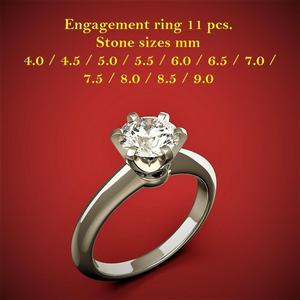 Engagement Solitaire rings