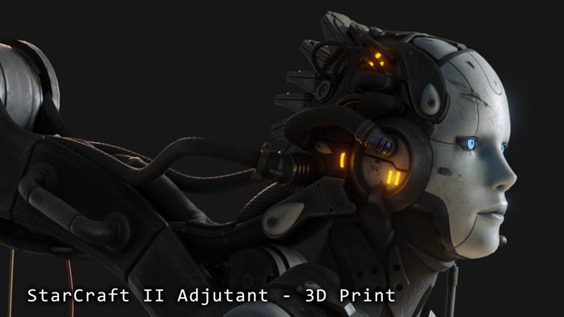 Starcraft II Adjutant – 3D Print