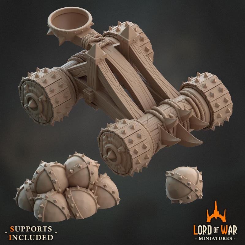Catapult  Balls Projectil decors Bundle DnD (Presupported)