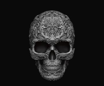 Skull ornamental