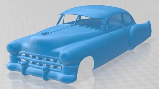 Cadillac 1949 Sedanette Series 62 Coupe Printable Body Car