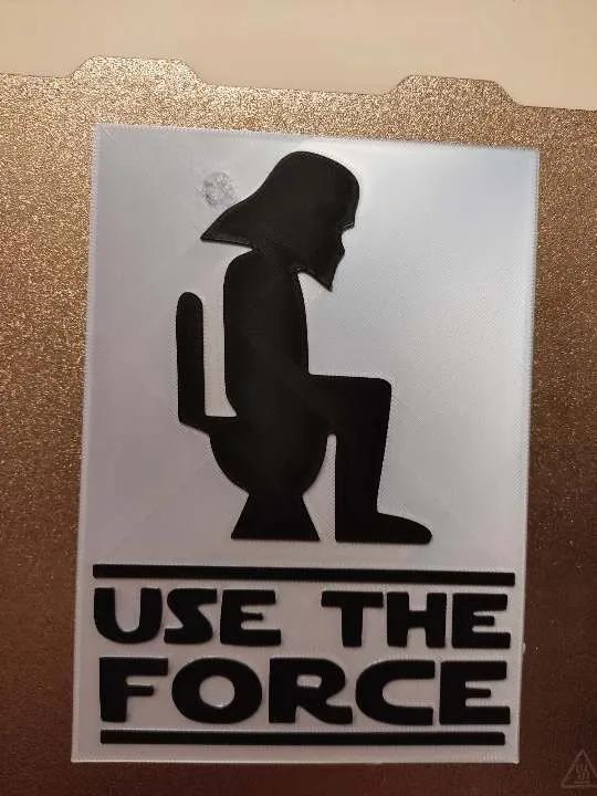 use the force 2d wall art easy, dual color