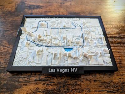Las Vegas 3D Miniature (F1 Edition)