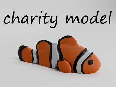 Articulated clownfish – charity model