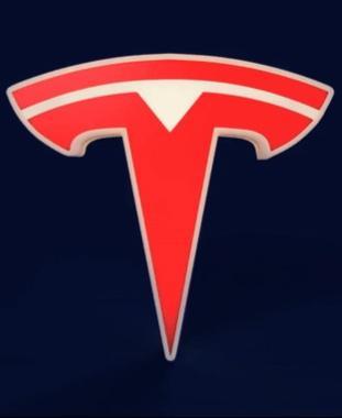 Tesla Sign – LED Strip Compatible