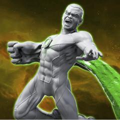 John Green Lantern 3D Printing Figurine | Assembly