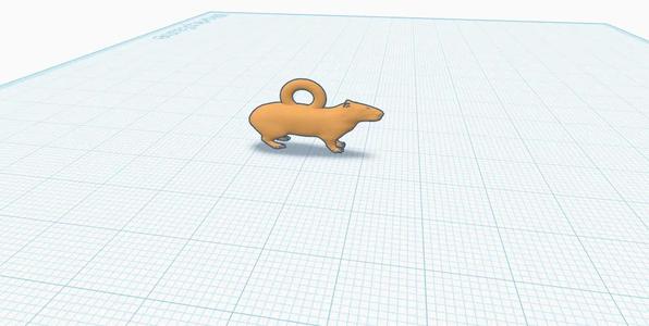 The capybara keychain