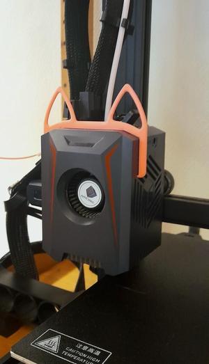 Anycubic Kobra 2 Neo – cat ears for Extruder/Hotend – simple design
