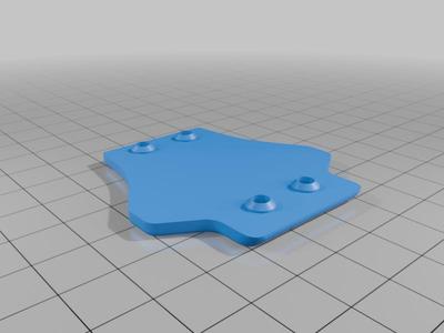 10SC Skid plate (Sabot de chassis)
