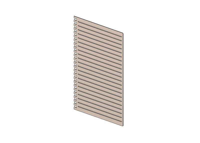 Line Stencil for A5 Spiral notebook