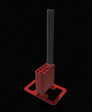 Glass or metal straw drying stand