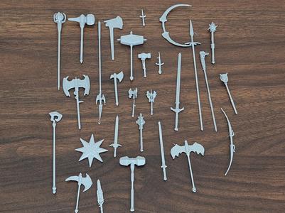 DnD Weapons Armament Collection Cache 1 and 2
