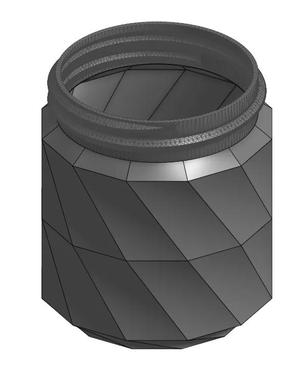 Low poly jar