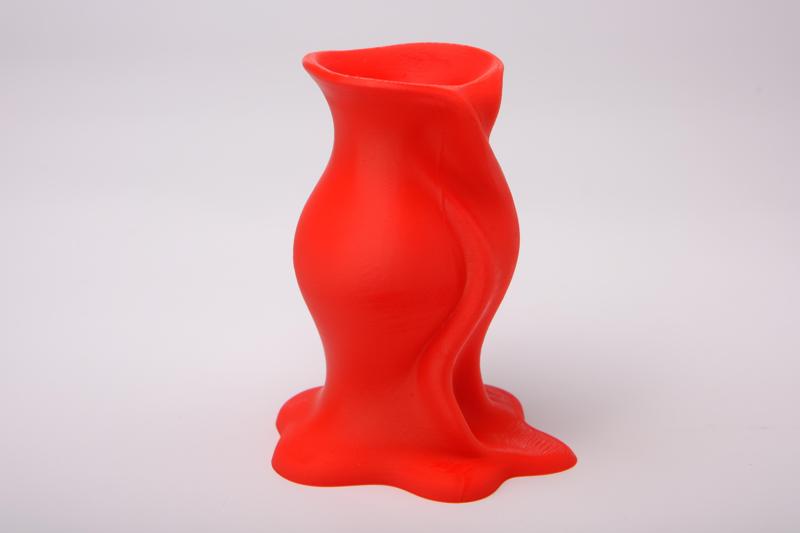 Lava Bloom Vase – Red Organic Sculptural Vase | Modern Surreal Home Decor