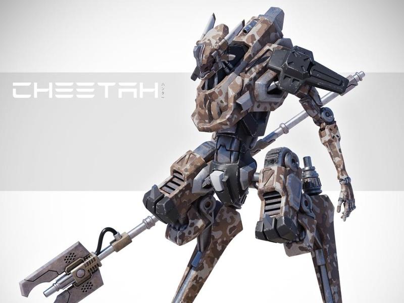 AH-KU MkII (Scout/Melee Mech)