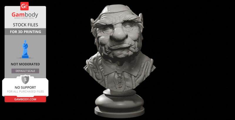 Hoggle Bust