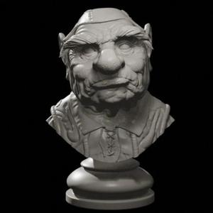 Hoggle Bust