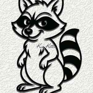funny raccoon WALL ART HOME DECOR