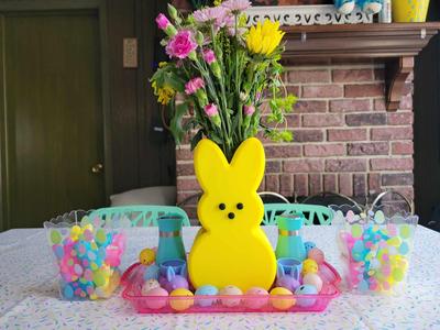 Giant Easter Peeps Bunny Vase