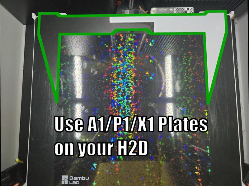 A1/P1/X1 Build Plate Adaptor for H2D