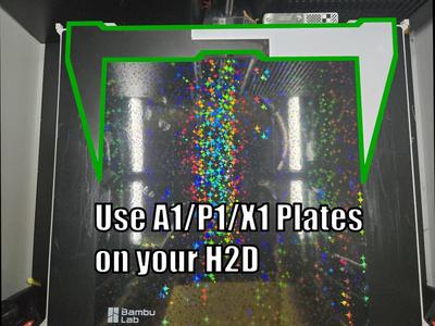 A1/P1/X1 Build Plate Adaptor for H2D
