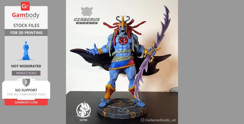 MummRa Inmortal ThunderCats Figurine by CG Pyro