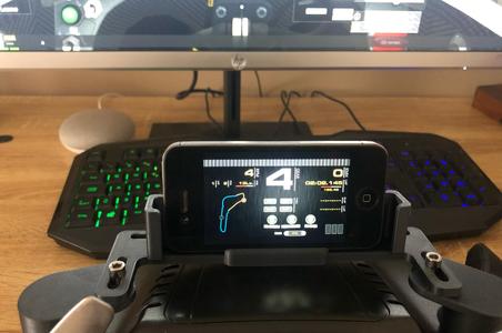 Sim racing Logitech G29 Modular phone mount
