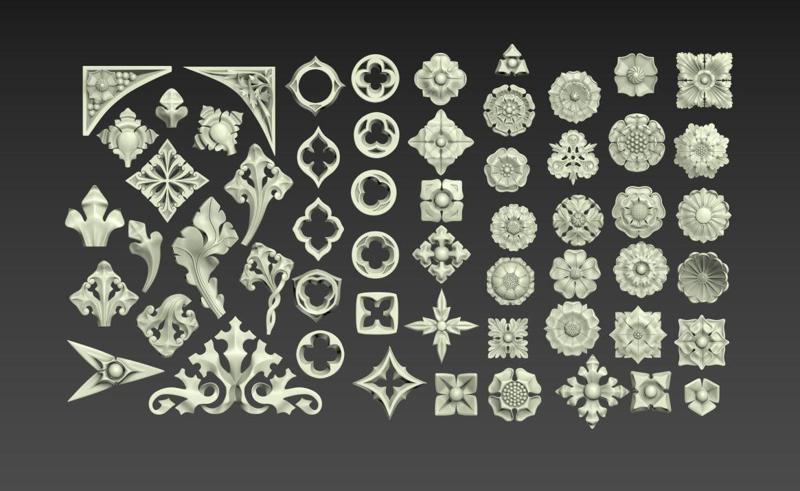 Victorian Gothic Flower Designs
