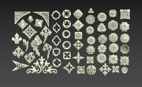 Victorian Gothic Flower Designs