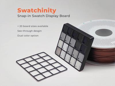 Snap-in Filament Swatch Display Board