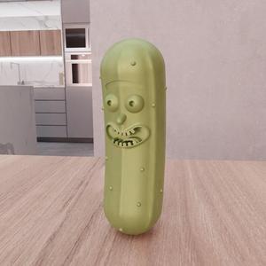 3D Cartoon Pickle Rick Figure Gift for Kids with 3D Stl File & Kids Toy, Cartoon Character, Cartoon Art, 3D Printed Decor, Figure Print