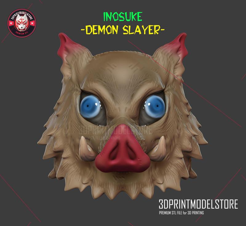 Demon Slayer Inosuke Mask Kimetsu no Yaiba Cosplay Helmet