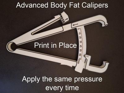 Advanced Body Fat Calipers, Print in Place
