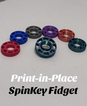 SpinKey Fidget – Print-in-Place