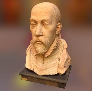 Bust of a nobleman in armour and a ruff